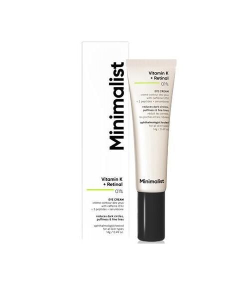 Minimalist Vitamin K + Retinal 1% Eye Cream 14g