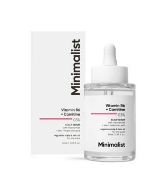 Minimalist Vitamin B6 + Carnitine 03% Scalp Hair Serum 50ml