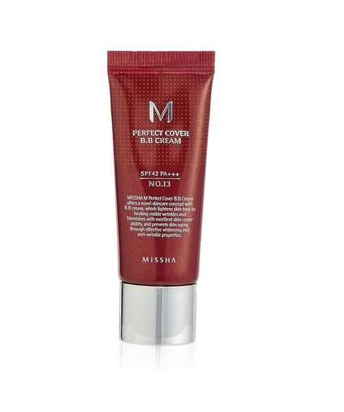 Missha M Perfect Cover Bb Cream Spf42/Pa+++ 20 ml (No 13/ Bright Beige)