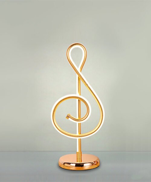 Modern Nordic Home Decoration Bedroom Reading Desktop Night Aluminum PVC Wake up LED Table Lamp (Zigzag Shape)