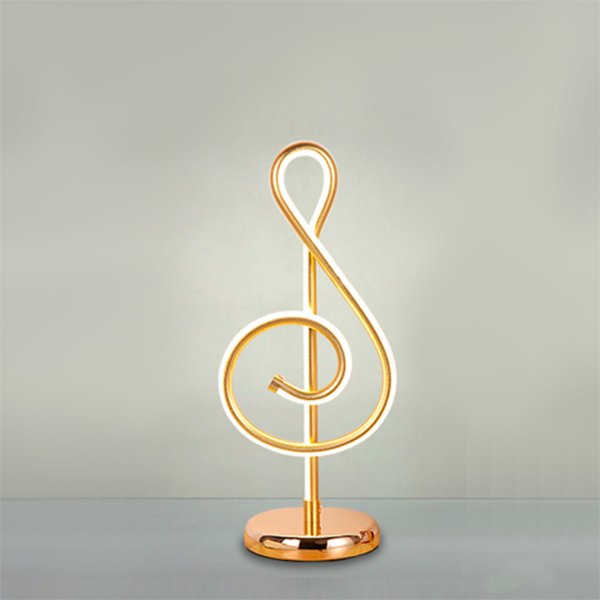 Modern Nordic Home Decoration Bedroom Reading Desktop Night Aluminum PVC Wake up LED Table Lamp (Zigzag Shape)