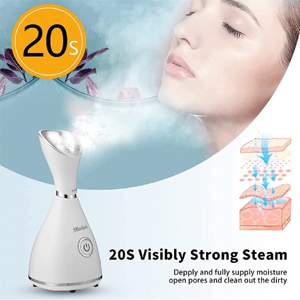 Nano Ionic Facial Steamer for Face Spa At Home