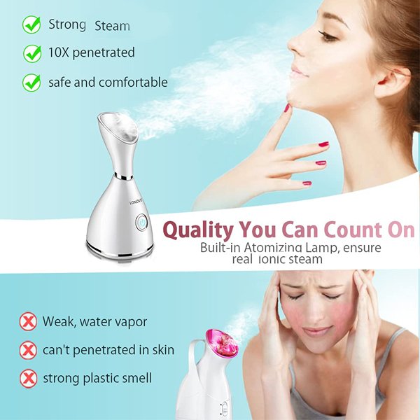 Nano Ionic Facial Steamer for Face Spa At Home