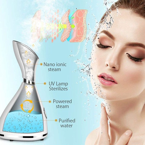 Nano Ionic Facial Steamer for Face Spa At Home