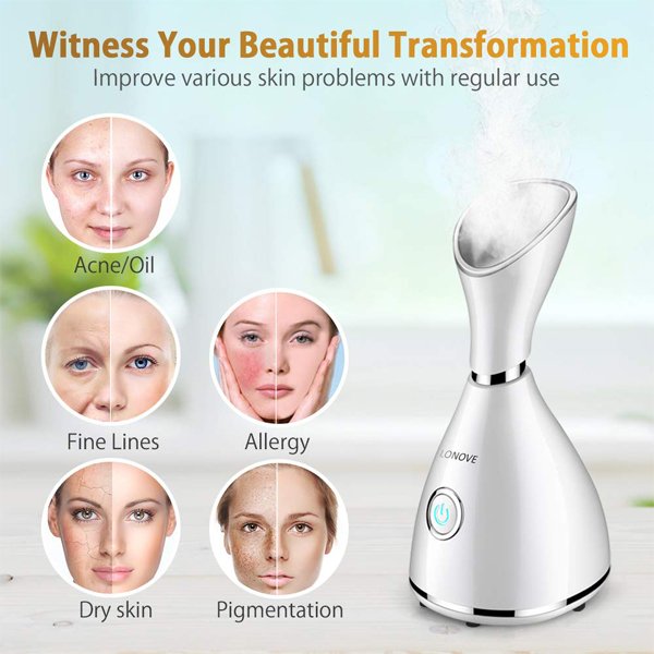 Nano Ionic Facial Steamer for Face Spa At Home