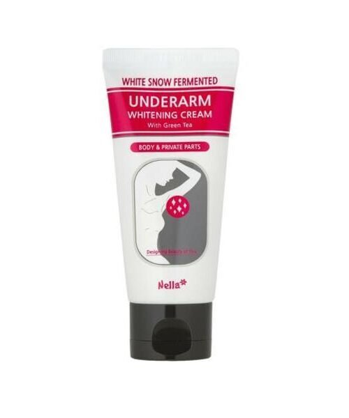 Nella White Snow Fermented Underarm Whitening Cream White Green tea 50ml