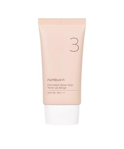 Numbuzin No.3 Porcelain Base Skip Tone Up Beige 50ml