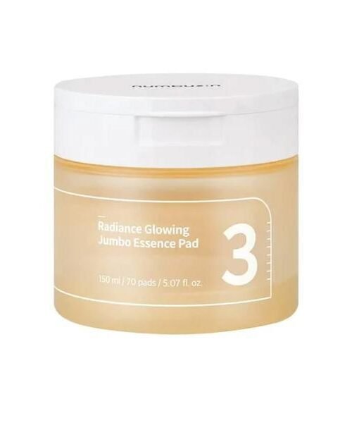 Numbuzin No.3 Radiance Glowing Jumbo Essence Pad 150ml