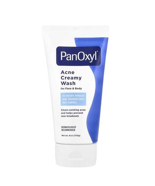 PanOxyl Acne Creamy Wash Benzoyl Peroxide 4% Daily Control 170g