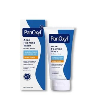 PanOxyl Acne Foaming Wash Benzoyl Peroxide 10% Maximum Strength 156g