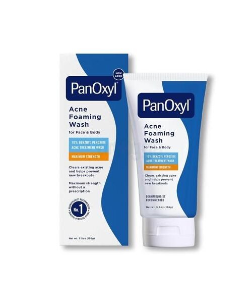 PanOxyl Acne Foaming Wash Benzoyl Peroxide 10% Maximum Strength 156g