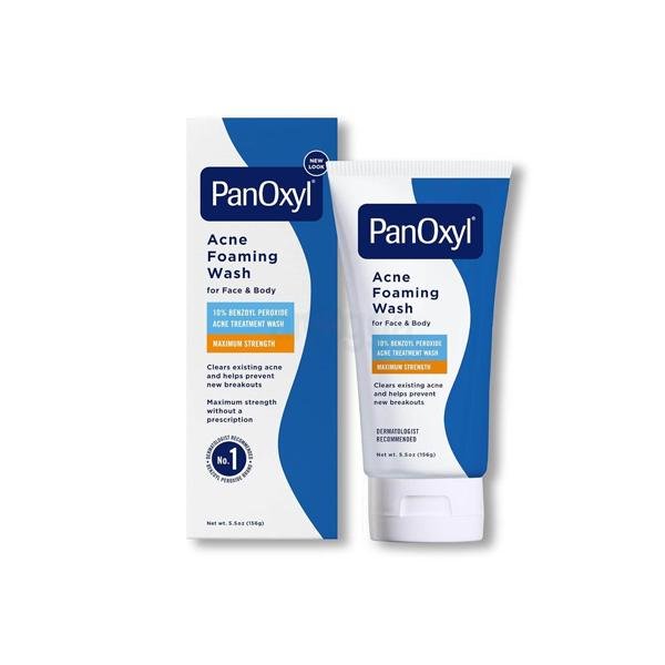 PanOxyl Acne Foaming Wash Benzoyl Peroxide 10% Maximum Strength 156g