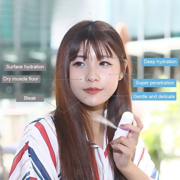 Portable Nano Facial Steamer Mist Sprayer 30ml