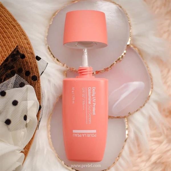 Pour La Peau Daily UV Protect Calamine Sun Screen 50g