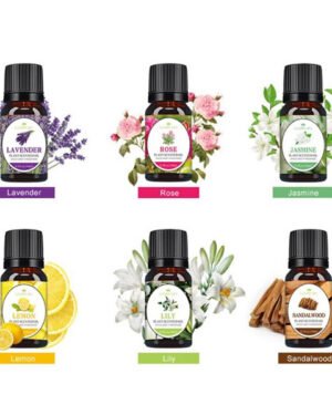 6PCS/Set Pure Natural Plant Essential Oils 10ml for Diffuser Humidifier Water