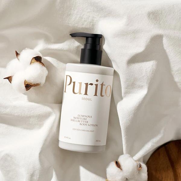 Purito Luminous Moisture Shea Butter Body Lotion Cotton Dreamlight 300ml