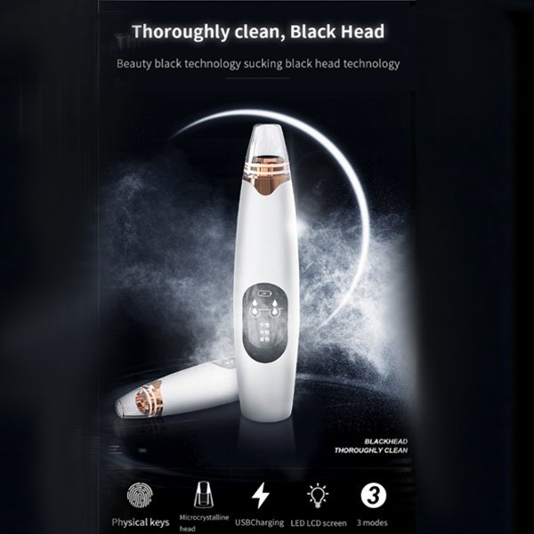 Rechargeable Skin Care Vacuum Suction Pimple Blackhead Pore Cleaner