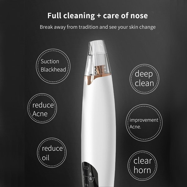 Rechargeable Skin Care Vacuum Suction Pimple Blackhead Pore Cleaner