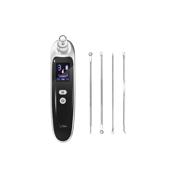 Rechargeable Skin Care Vacuum Suction Pimple Blackhead Pore Cleaner and Pimple Extractor Kit