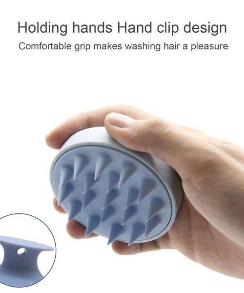 Scalp Massager Shampoo Brush with Soft Silicone Head Massager