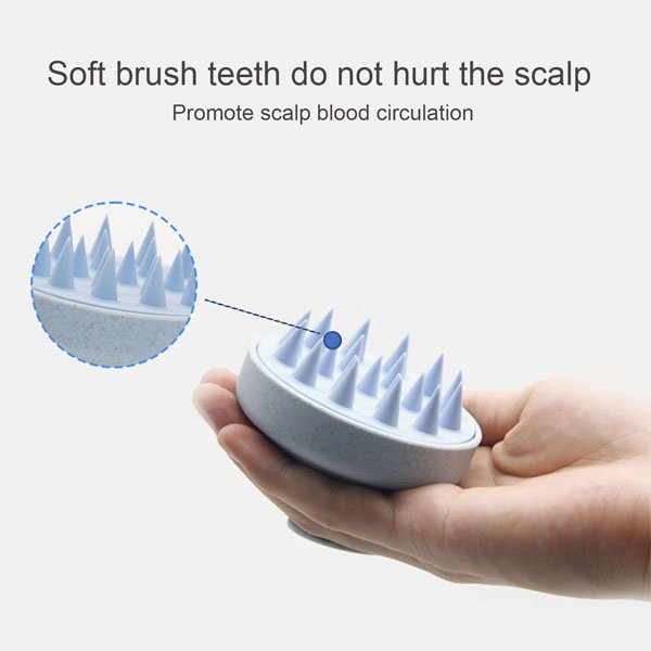 Scalp Massager Shampoo Brush with Soft Silicone Head Massager