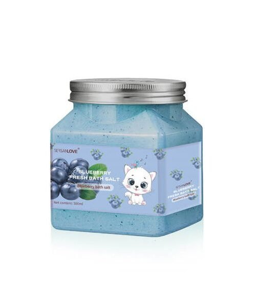 Bath Salt Scrub Blueberry 500g