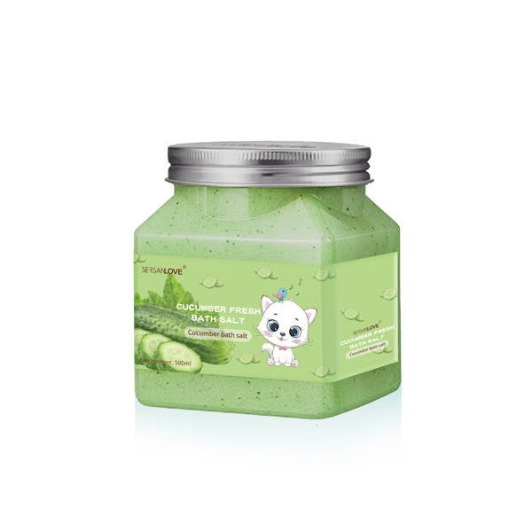 Bath Salt Scrub Cucumber 500g