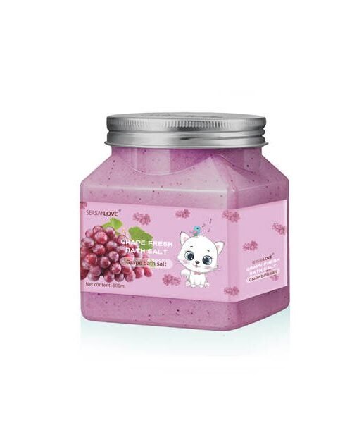 Bath Salt Scrub Grape 500g