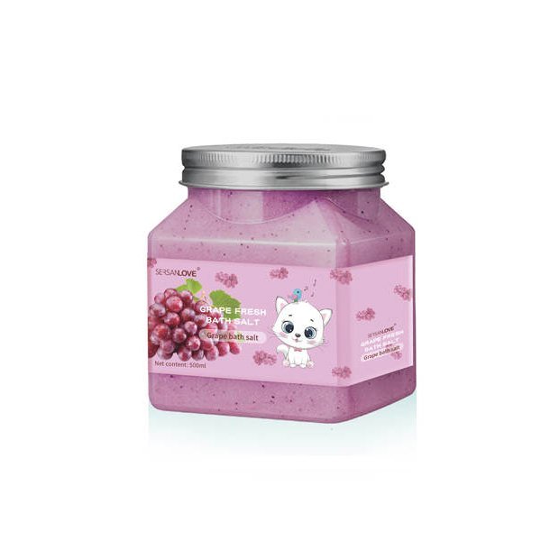 Bath Salt Scrub Grape 500g