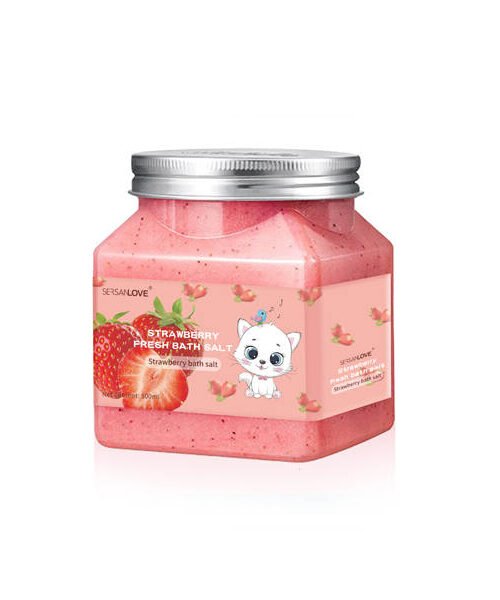 Bath Salt Scrub Strawberry 500g