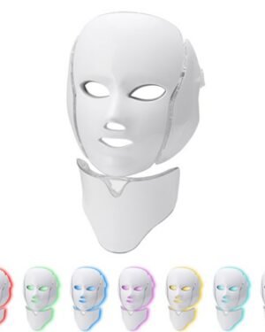 Skin Rejuvenation Photon Therapy 7 Color LED Light Neck Beauty Mask