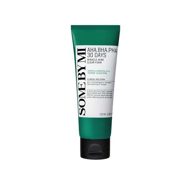 Some By Mi AHA BHA PHA 30 Days Miracle Acne Clear Foam 100ml