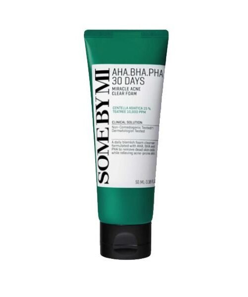 Some By Mi AHA BHA PHA 30 Days Miracle Acne Clear Foam 50ml