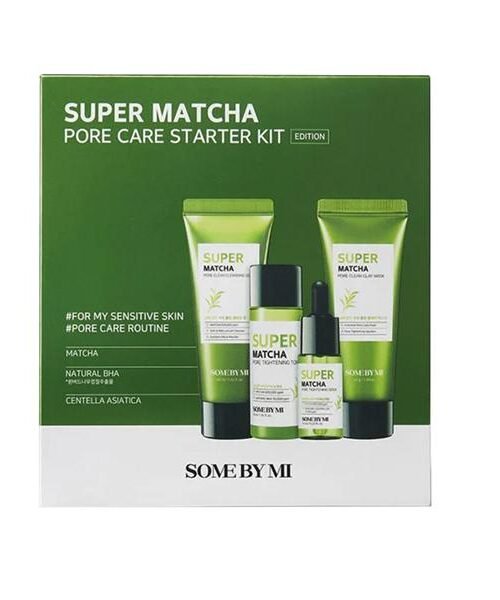 Some By Mi Super Matcha Pore Care Starter Kit 4 Items
