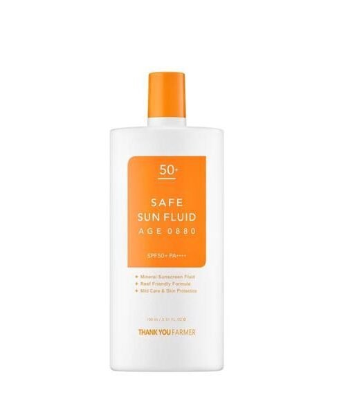 Thank you Farmer Safe Sun Fluid AGE 0880 SPF50+ PA++++100ml