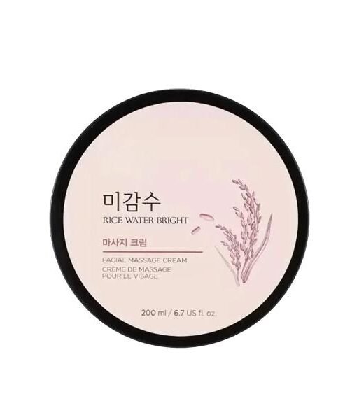 The Face Shop Rice Water Bright Facial Massage Cream 200ml