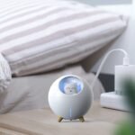USB Mini Portable Ultrasonic Colorful Planet Cat Humidifier With LED Lamp
