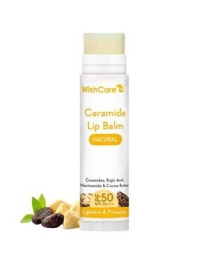 WishCare Ceramide Lip Balm Natural With SPF 50 PA+++ 5gm