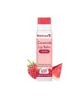 WishCare Ceramide Lip Balm Tinted With SPF 50 PA+++ 5gm