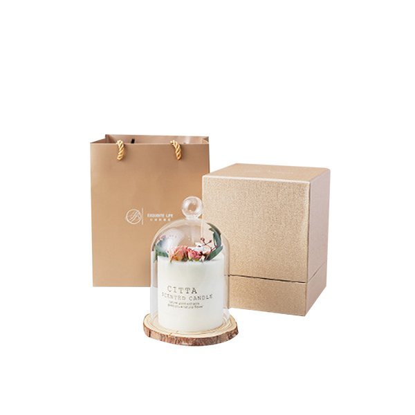 Citta Strong Scented Aromatherapy Candles With Glass Cover (Fresh Spring)