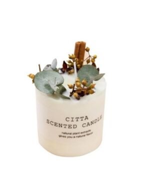Citta Strong Scented Aromatherapy Candles With Glass Cover (Lemon Verbena)
