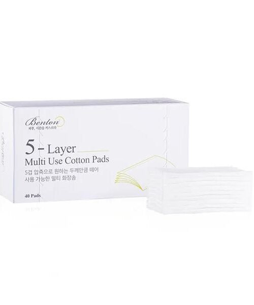 Benton 5-Layer Multi Use Cotton Pads 40 pads