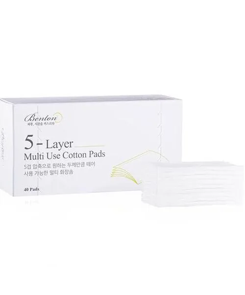 Benton 5-Layer Multi Use Cotton Pads 40 pads