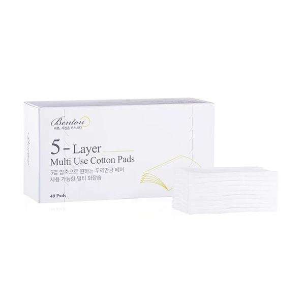 Benton 5-Layer Multi Use Cotton Pads 40 pads