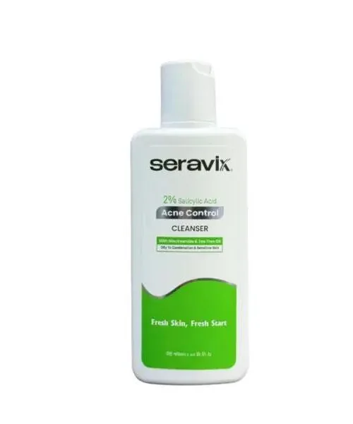 Seravix 2% Salicylic Acid Acne Control Cleanser 90ml
