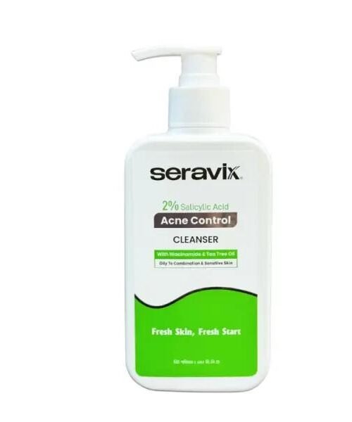 Seravix 2% Salicylic Acid Acne Control Cleanser 240ml