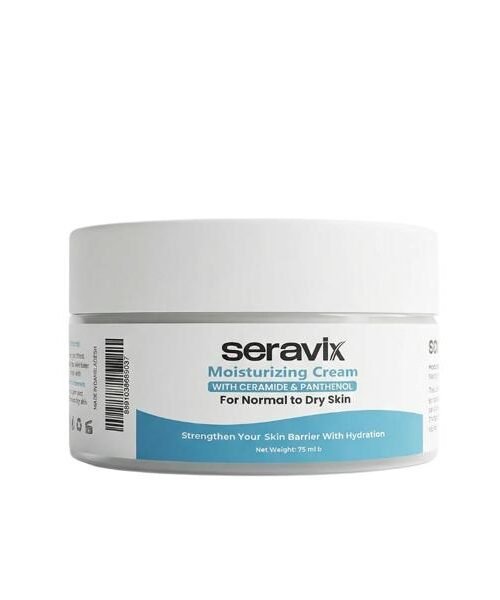 Seravix Moisturizing Cream with Ceramide & Panthenol for Normal To Dry Skin 75ml
